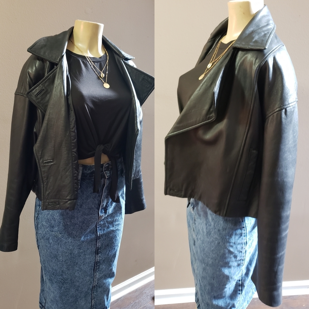 Express vintage leather jacket